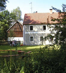 Blick auf den Hof ber Garten im Osten